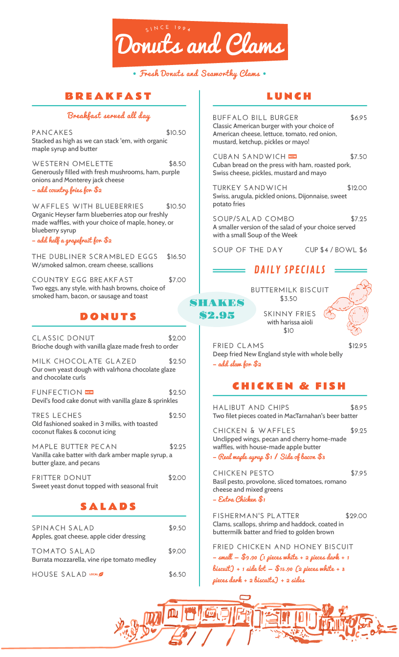 menu design