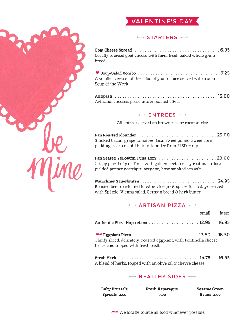 restaurant menu template